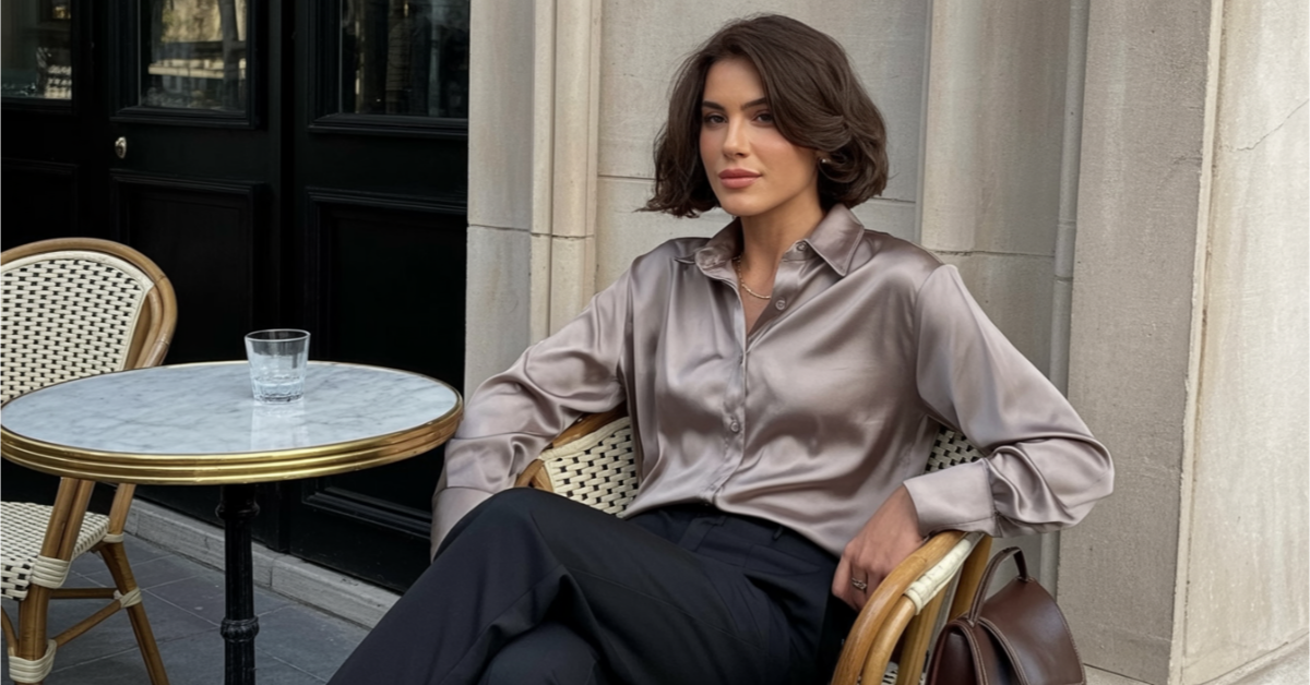 16+ Chic Silk Shirt Outfit Ideas That Look So Expensive