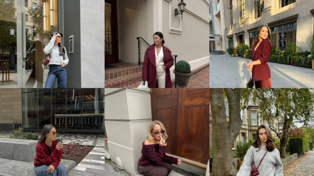 The Trend Color This Year – 20+ Chic Burgundy Outfit Ideas