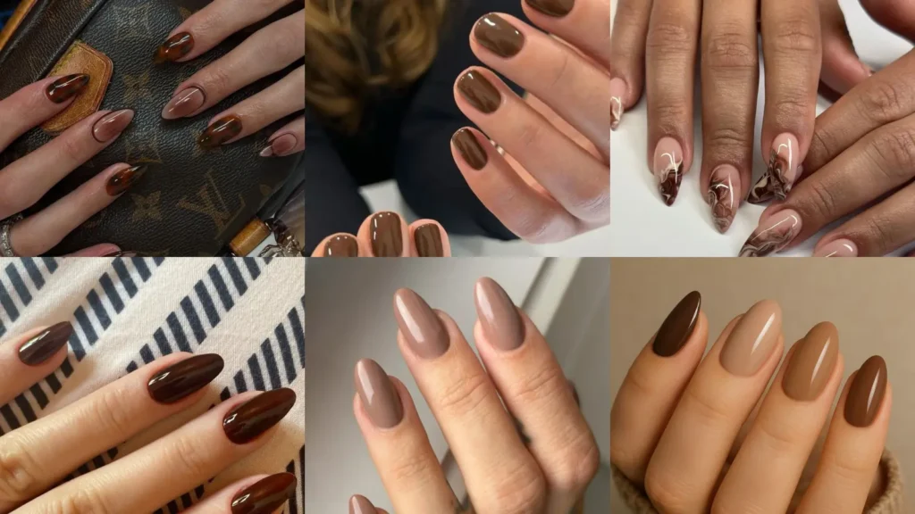 18+ Cute Chocolate Nails You’ll Be Obsessed With Right Now