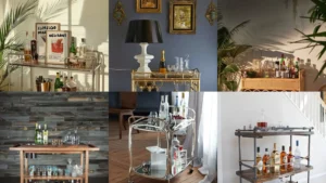 30+ Cool Bar Cart Ideas That Steal the Show