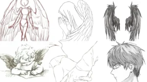 18+ Stunning Drawing Ideas Angel Designs Beginners Love