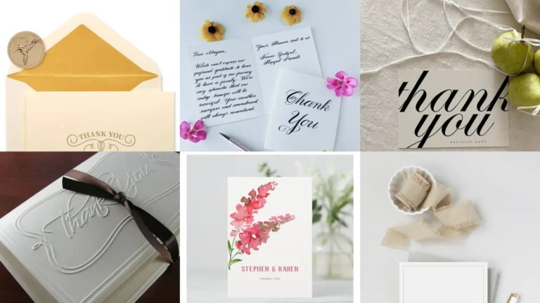 19+ Elegant Thank You Note Ideas That Impress