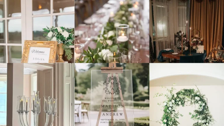 16+ Stunning Event Welcome Table Ideas Elegant