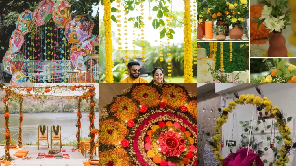 19+ Stunning Haldi Decoration Ideas At Home That Dazzle