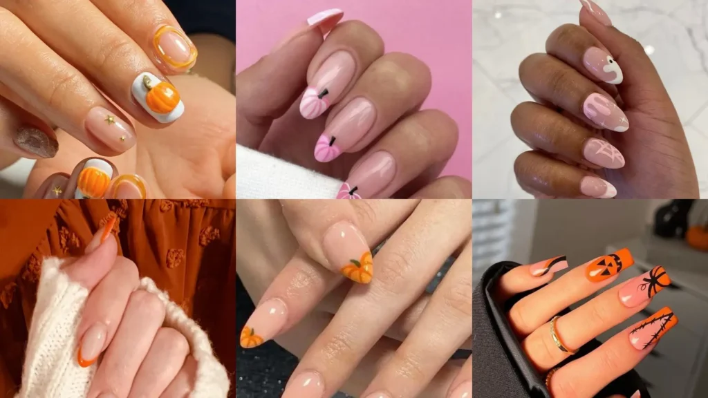 20+ Trendy Pumpkin Nails You Can’t Get Around This Year