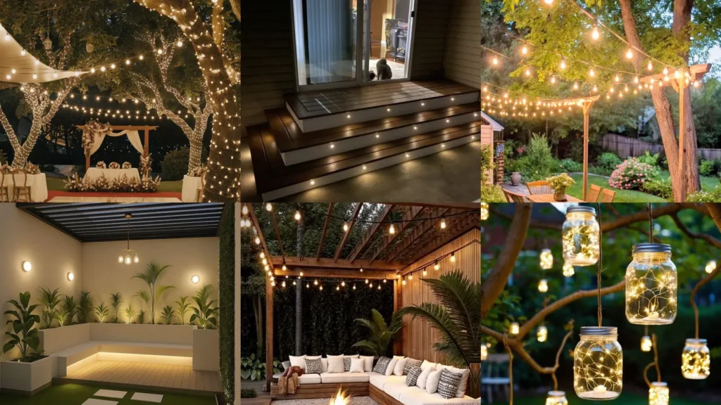20 Backyard Patio Lighting Ideas With String Lights, Lanterns and More