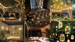 20 Backyard Patio Lighting Ideas With String Lights, Lanterns and More