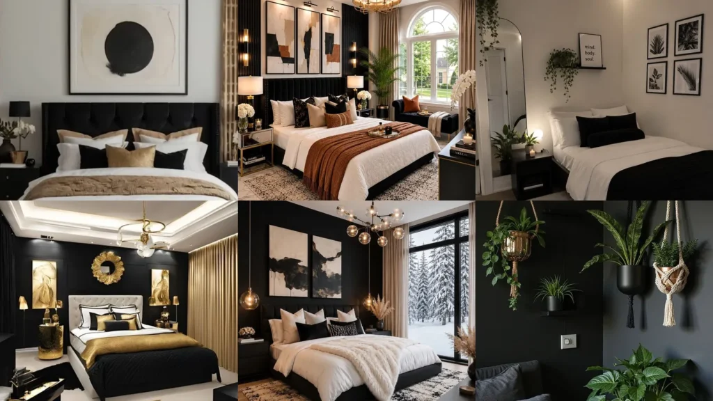 20 Black and Gold Bedroom Ideas With Pretty Details to Try