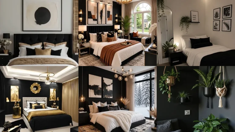 20 Black and Gold Bedroom Ideas With Pretty Details to Try