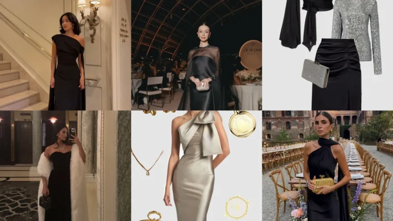 20 Black Tie Attire for Women Ideas With Gowns, Sparkle and Statement Details