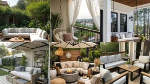 20 Deck Furniture Ideas With Pretty Seating and Dining Setups