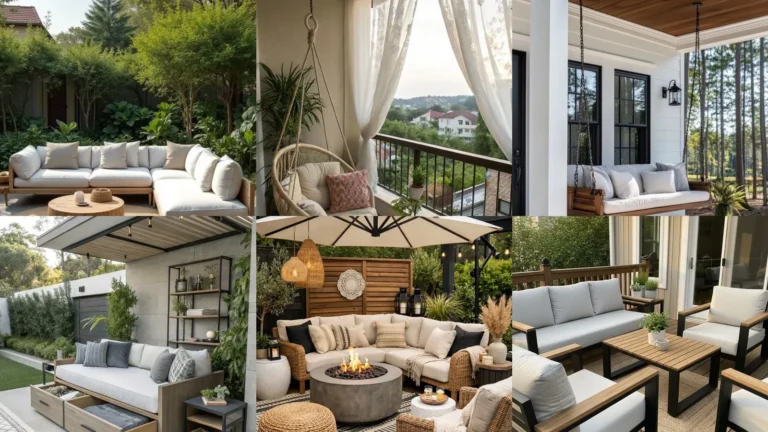 20 Deck Furniture Ideas With Pretty Seating and Dining Setups