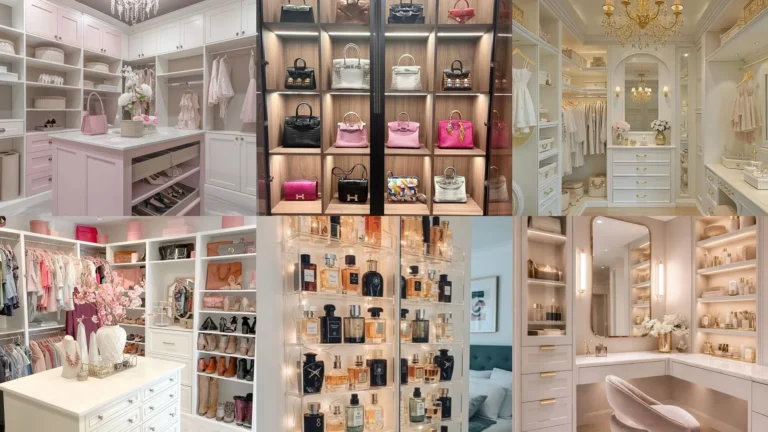 20 Girly Walk In Closet Ideas With Pretty Storage and Pink Details
