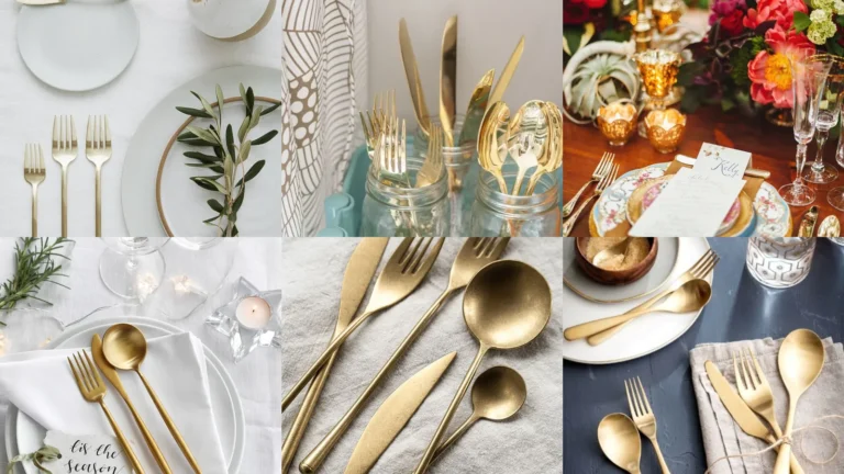 16+ Stunning Gold Flatware Tablescape Ideas That Impress