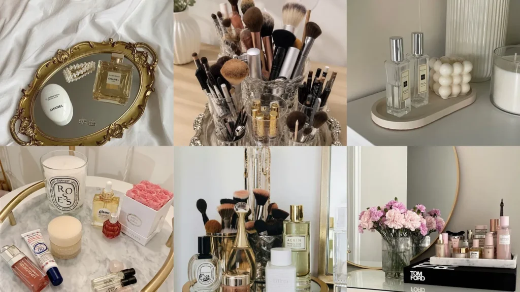 20 Makeup Vanity Tray Decor Ideas With Pretty Everyday Details