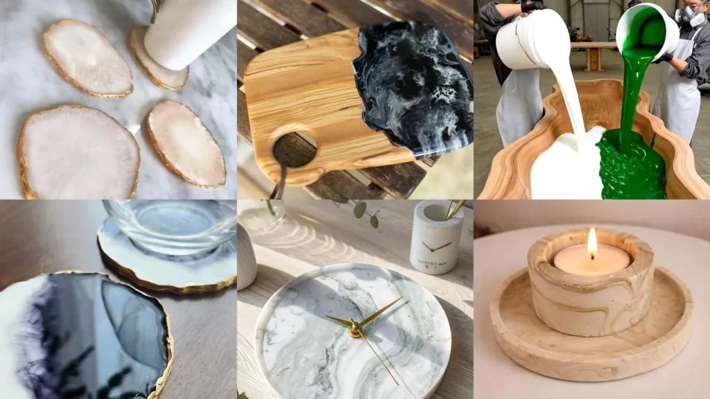 19+ Stunning Marble Effect Resin Projects That Sell Fast