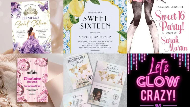 20 Sweet 16 Invitations and Party Details to Inspire Your Celebration