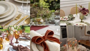 15 Table Setting Ideas With Pretty Napkins, Flowers and Candlelight