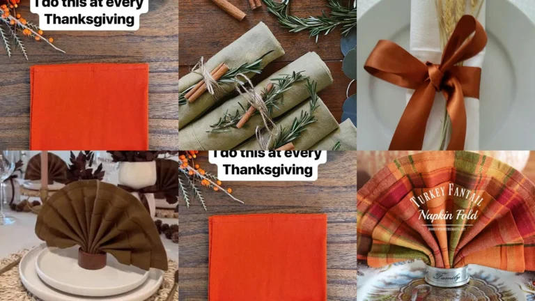 20 Thanksgiving Napkin Folding and Styling Ideas for Your Table