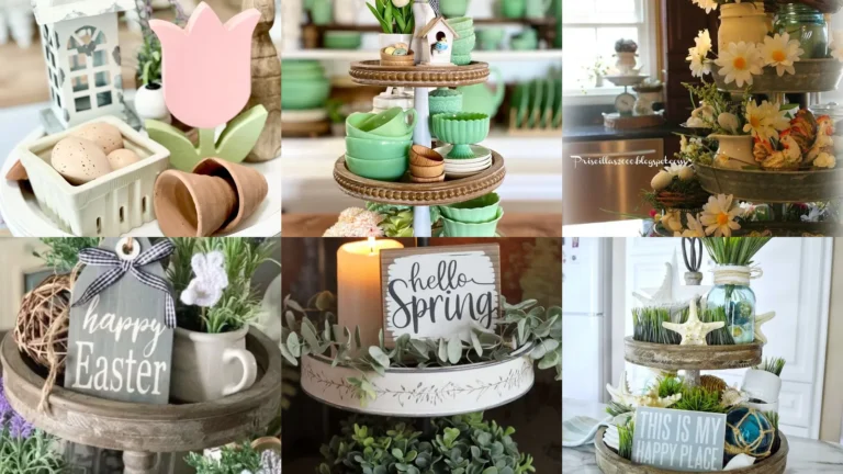 14+ Stunning Tiered Tray Decor Ideas Spring Everyone Craves