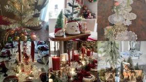 20 Vintage Christmas Tablescape Ideas With Pretty Old-Fashioned Details